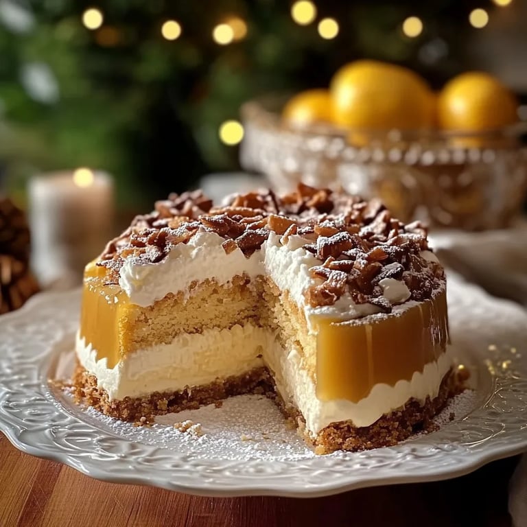 Weihnachtskuchen mit Pudding