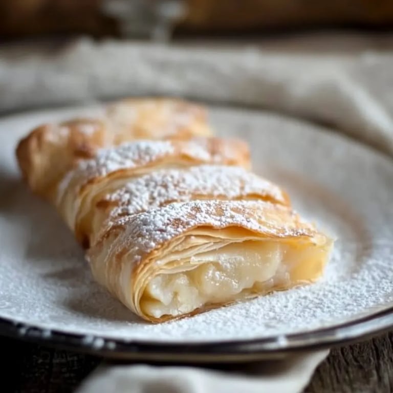 Mini-Apfelstrudel mit Filoteig