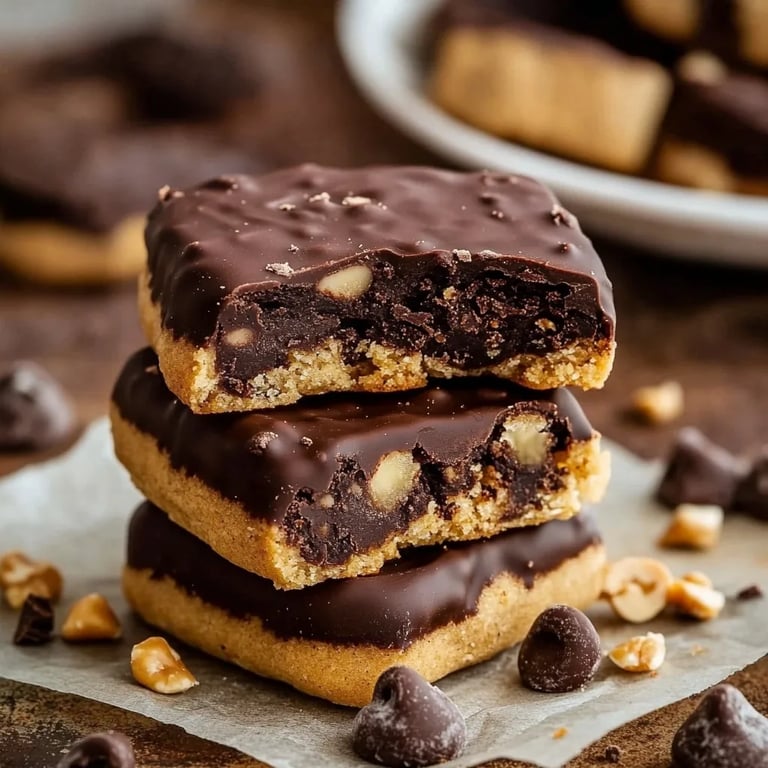 Butterbraune Schokoladenkekse