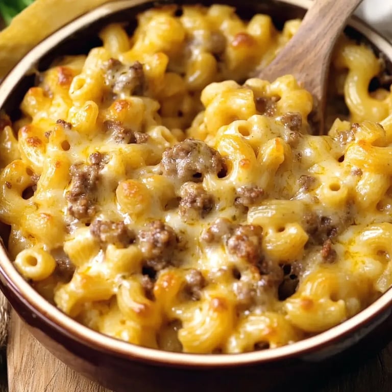 Best Hamburger Mac & Cheese