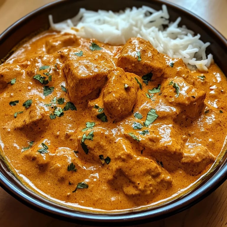 Hausgemachtes Butterhuhn