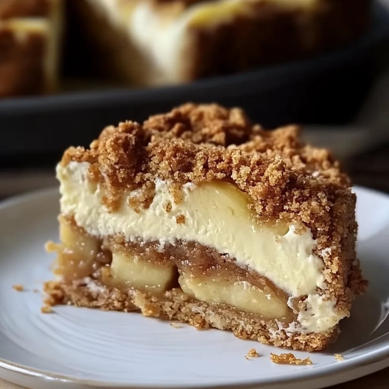 Apfel-Crumble-Käsekuchen