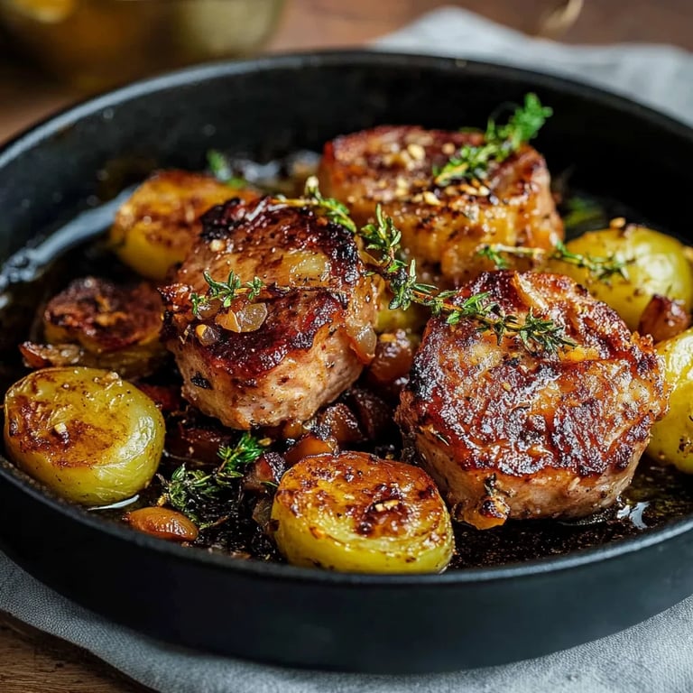 Rosenkohl-Kartoffel-Pfanne