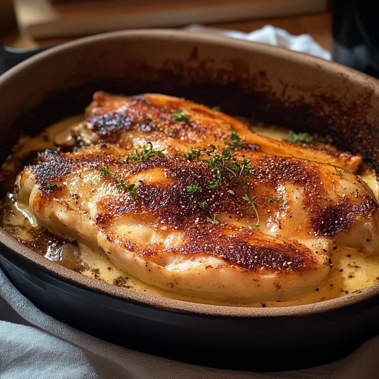 Brathähnchen aus dem Römertopf