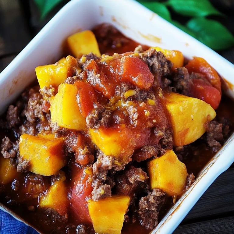 Kürbis-Hackfleisch-Auflauf