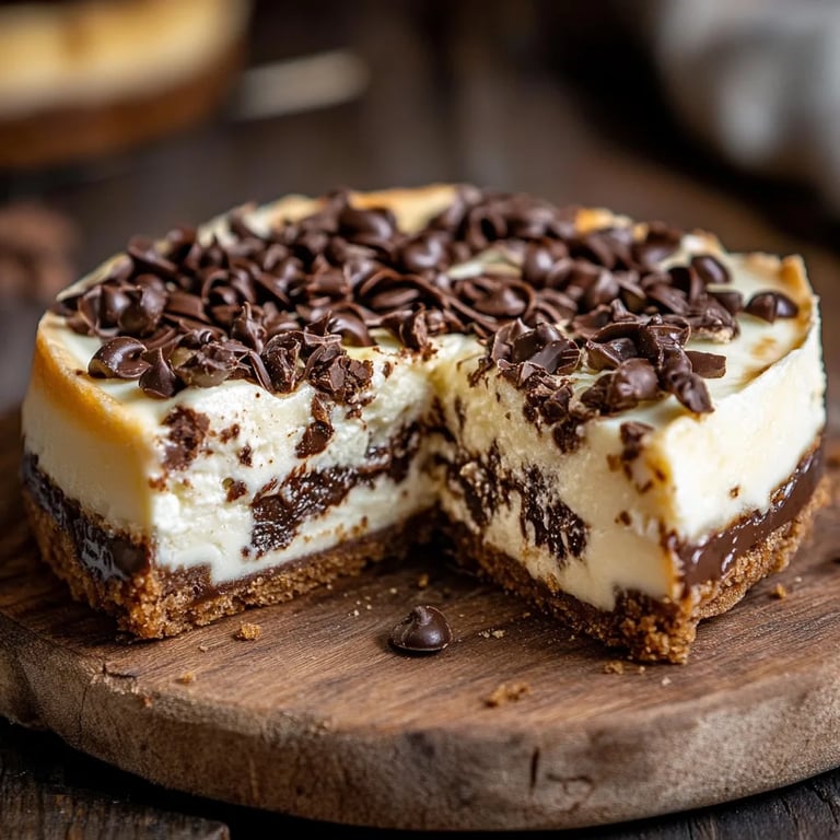 Käsekuchen-gefüllte Schokoladenkekse