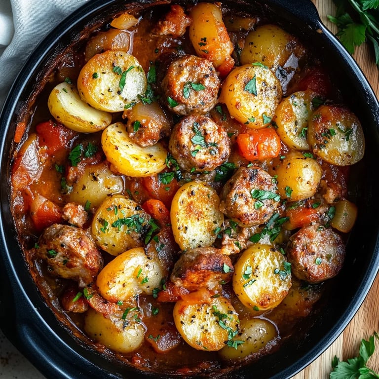 Crockpot Sausage Casserole
