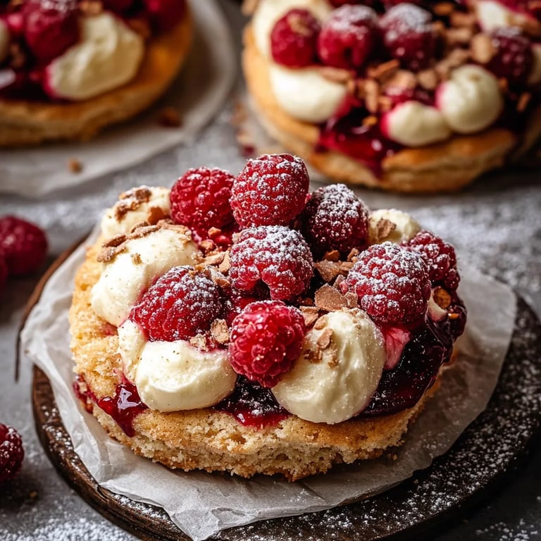 Himbeerkekse mit weißer Schokolade