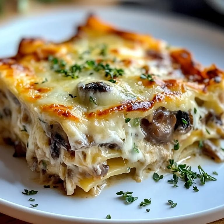 Lasanha de Cogumelos