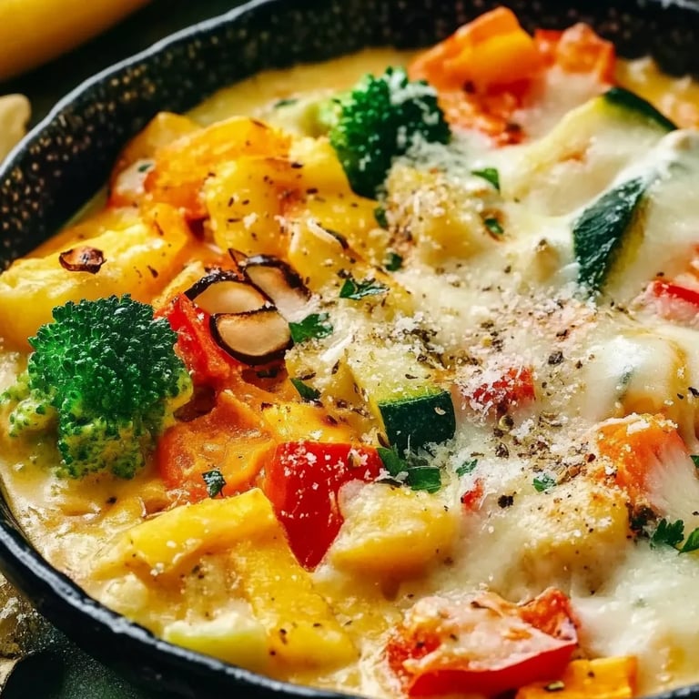 Bunter Gemüseauflauf