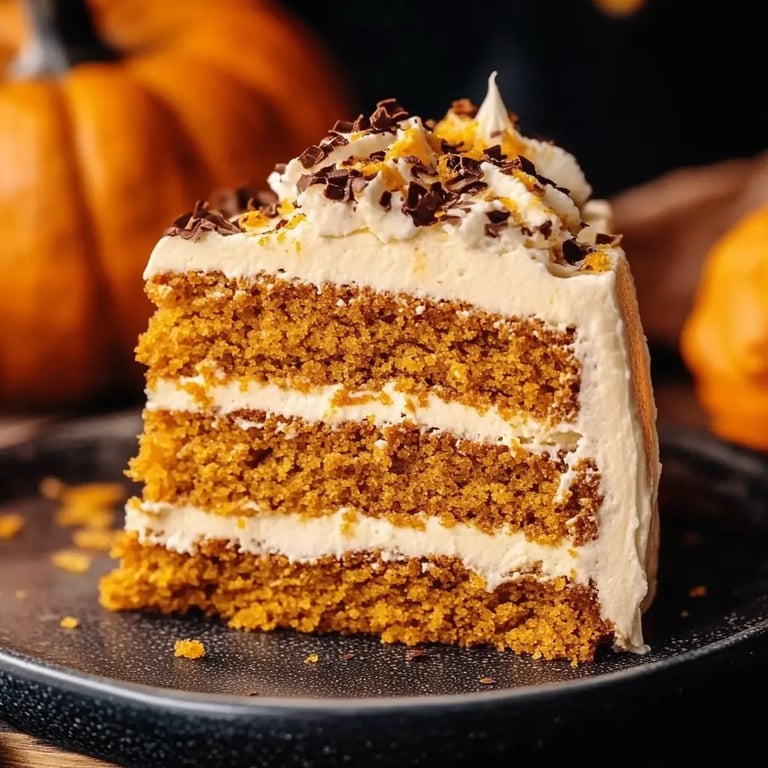 The Most Delicious Pumpkin Layer Cake
