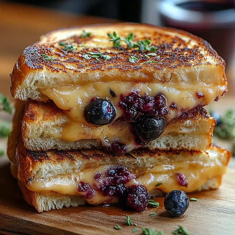 Gourmet-Blaubeer-Grilled-Cheese: Ein Unglaublich Ultimatives Rezept