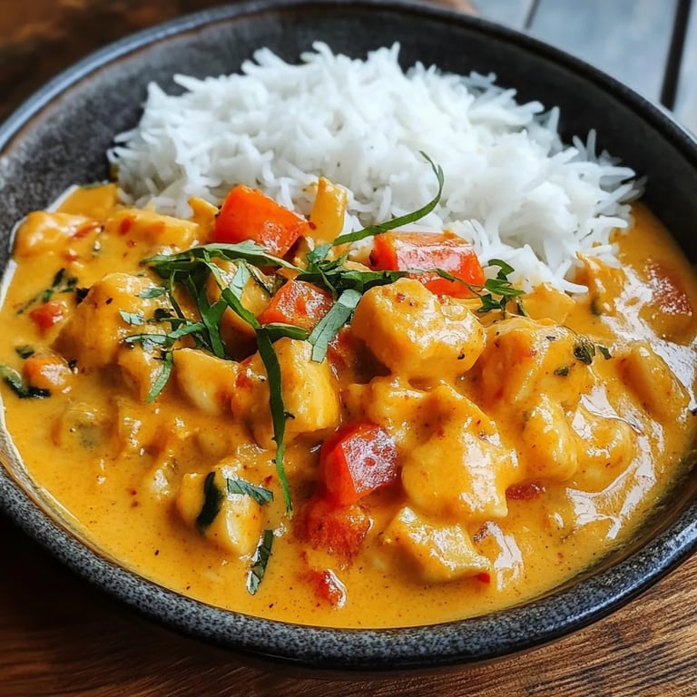 Scharf Kürbis-Curry mit Kokosmilch