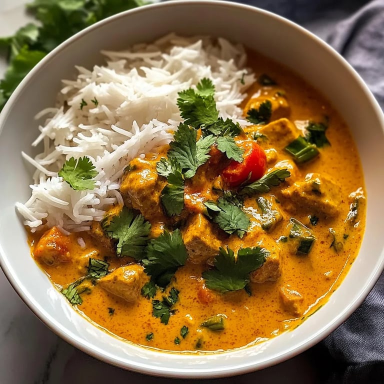 Kürbis-Curry mit Kokosmilch