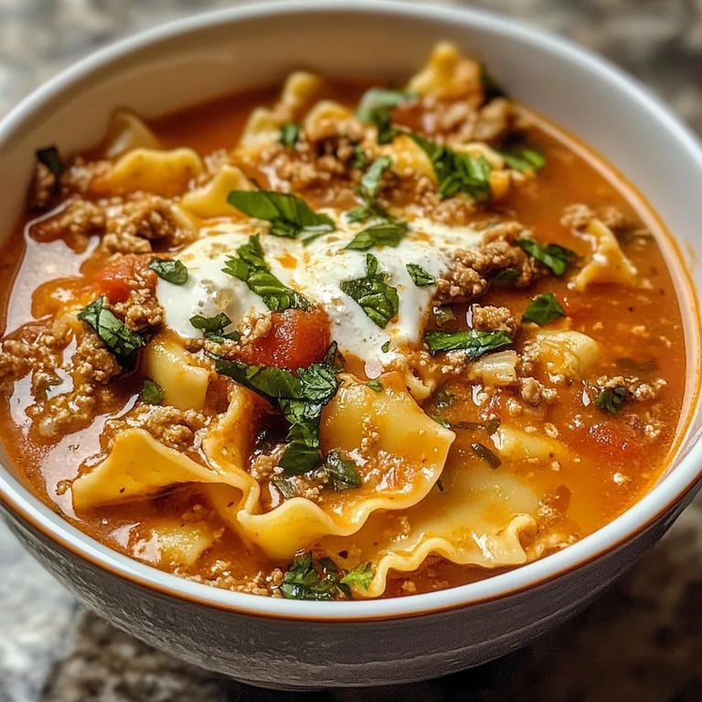 Easy Made Lasagna Soup Recipe By Lily Carter