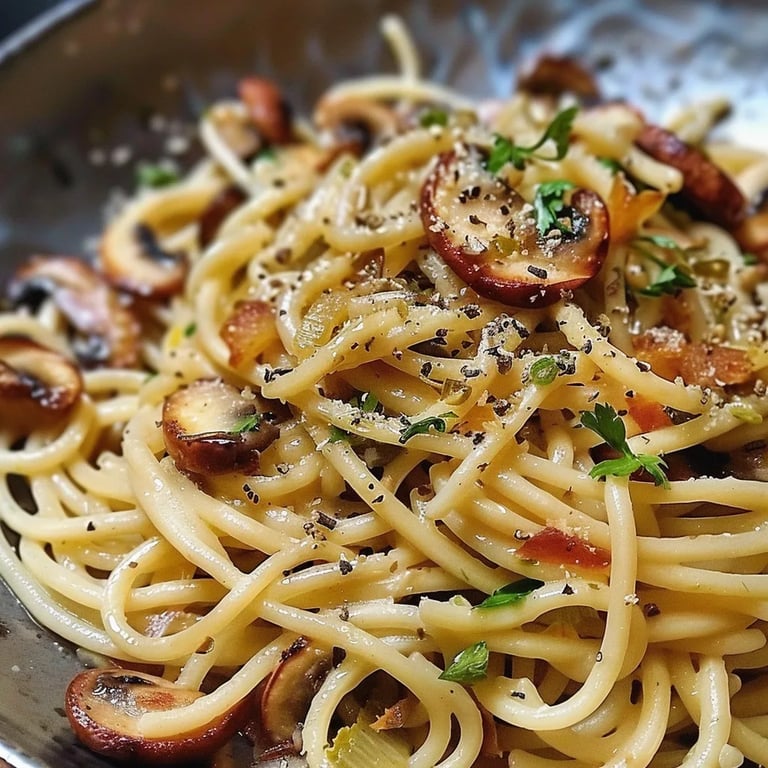 Spaghetti mit Rosenkohl