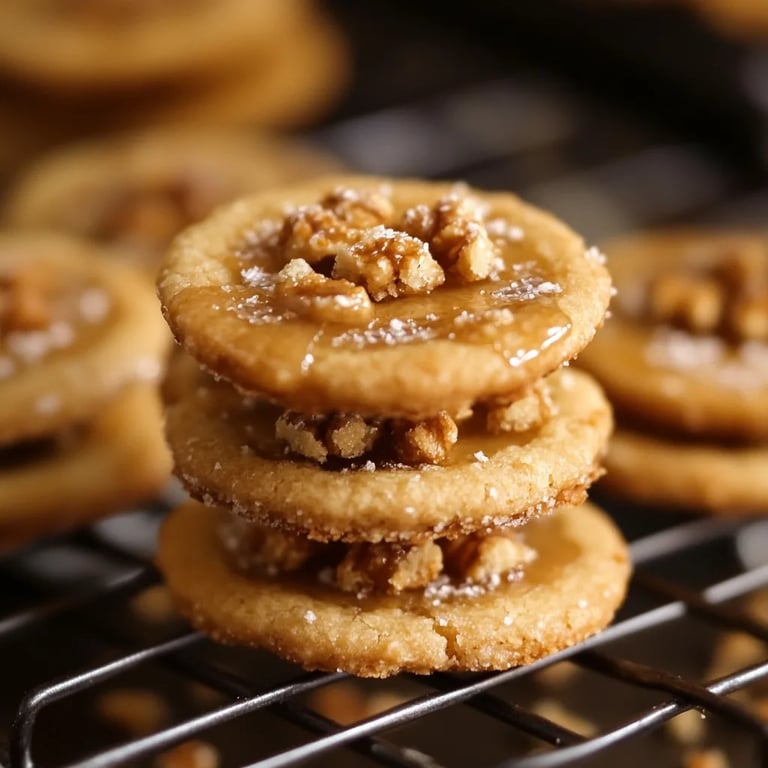 Walnuss Kekse | mit Honig und Karamell