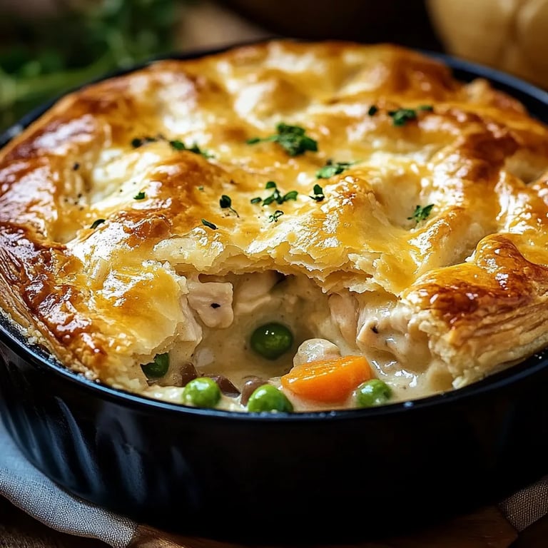 Creamy Chicken Pot Pie Casserole