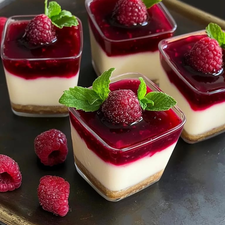 Himbeer Cheesecake im Glas
