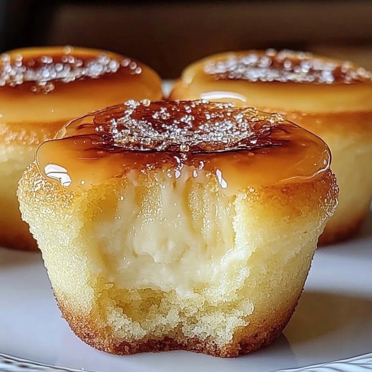 Delicious Vanilla Bean Crème Brûlée Cheesecake Cupcakes