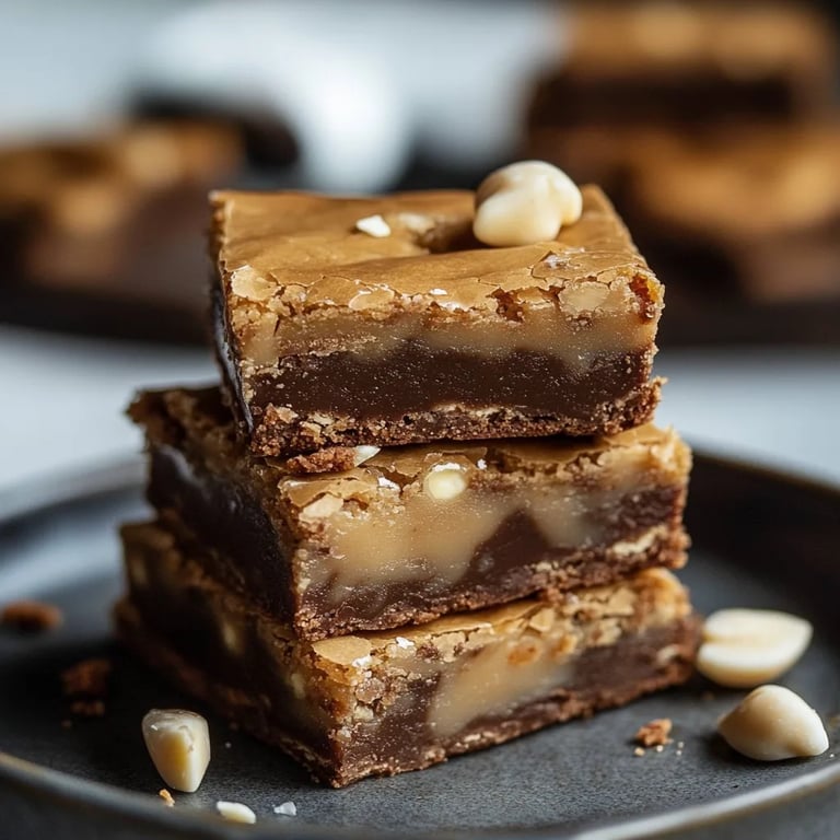 Weiße Schokolade Blondies