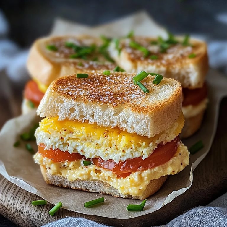 Sanduchitos de huevo para fiestas