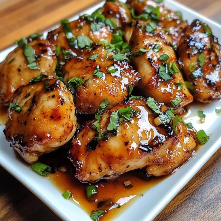 Honig Knoblauch Hähnchen Süß