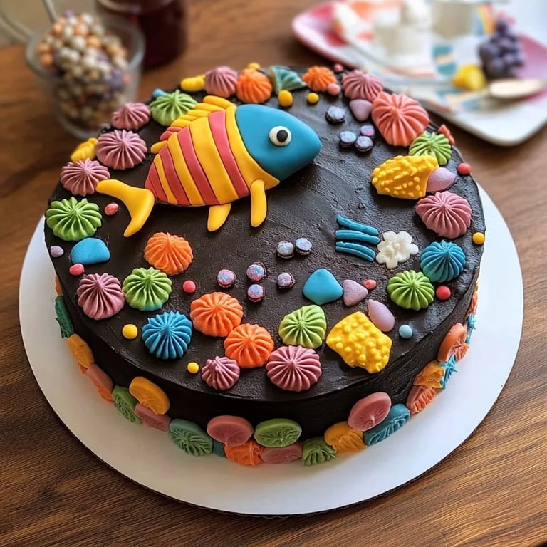Gâteau d’anniversaire poisson en chocolat : Une Recette Incroyable Ultime