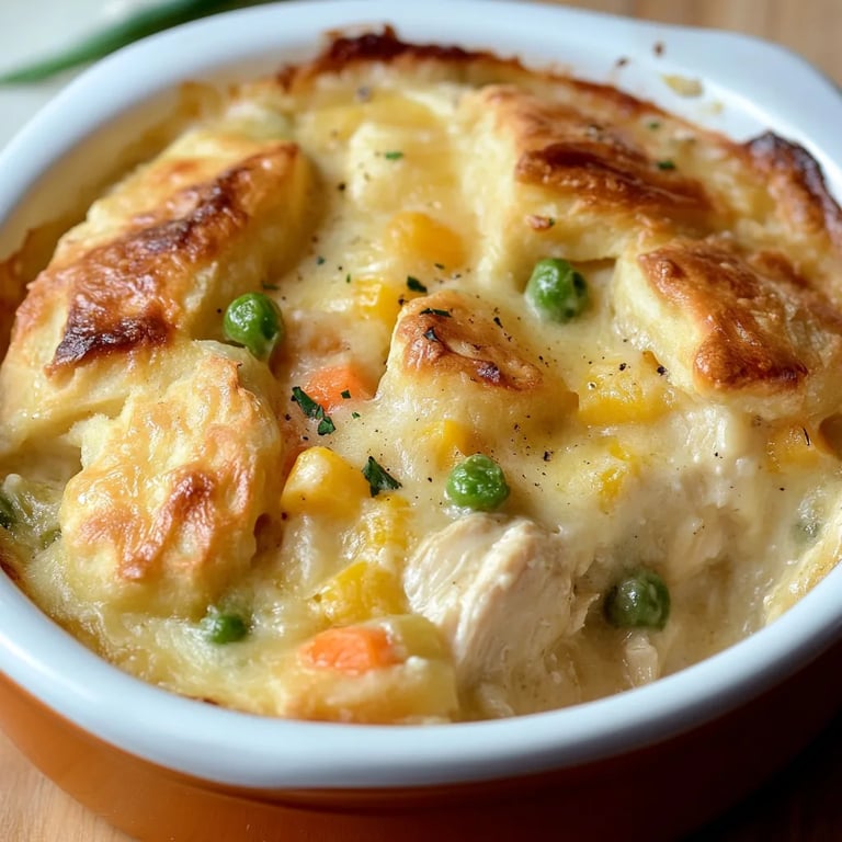 Easy Homemade Chicken Pot Pie Casserole Recipe