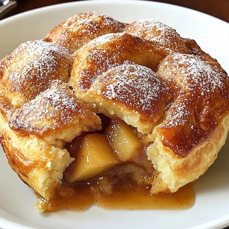 Simple Caramel Apple Pie Bombs