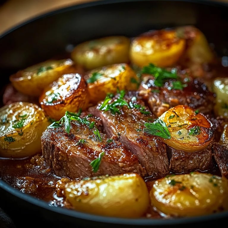 Rindfleisch-Kartoffel-Eintopf