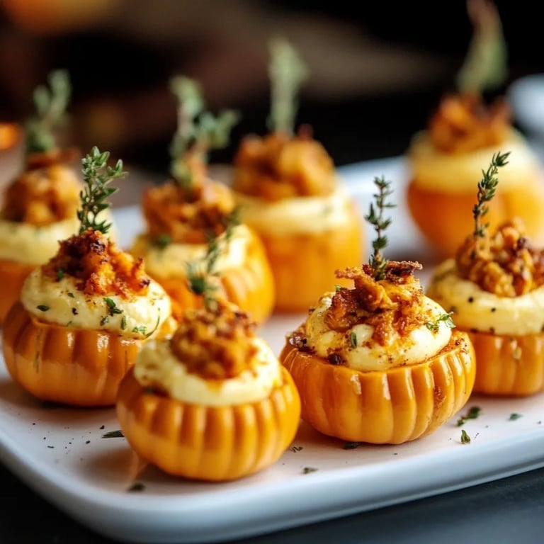 Pumpkin Patch Deviled Eggs