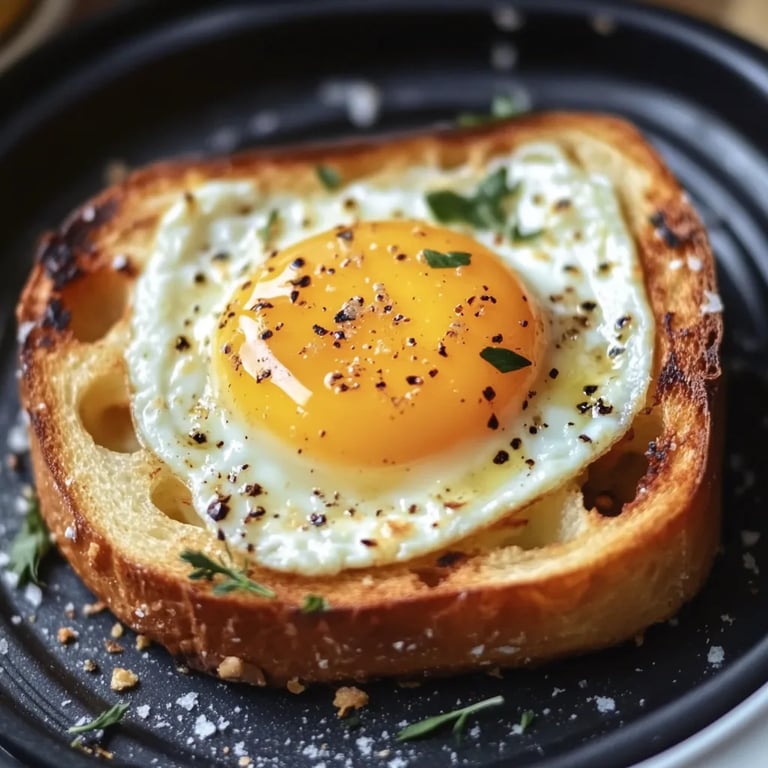 Air Fryer Egg and Cheese Toast