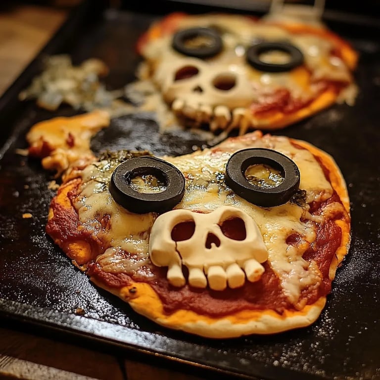 Mini-Pizza für Halloween: Ein Unglaubliches Ultimatives Rezept für 5 Unheimliche Häppchen