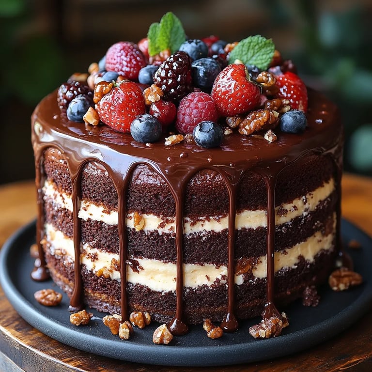 Schildkröten-Schokoladen-Schichtkuchen: Ein Unglaubliches Ultimatives Rezept für 7 Schichten