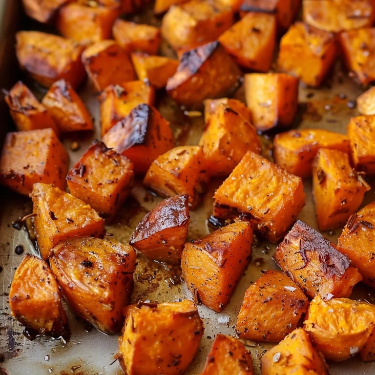 Crispy Roasted Sweet Potatoes