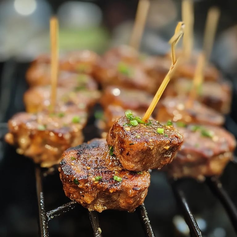 Mini bocados sabrosos para fiestas