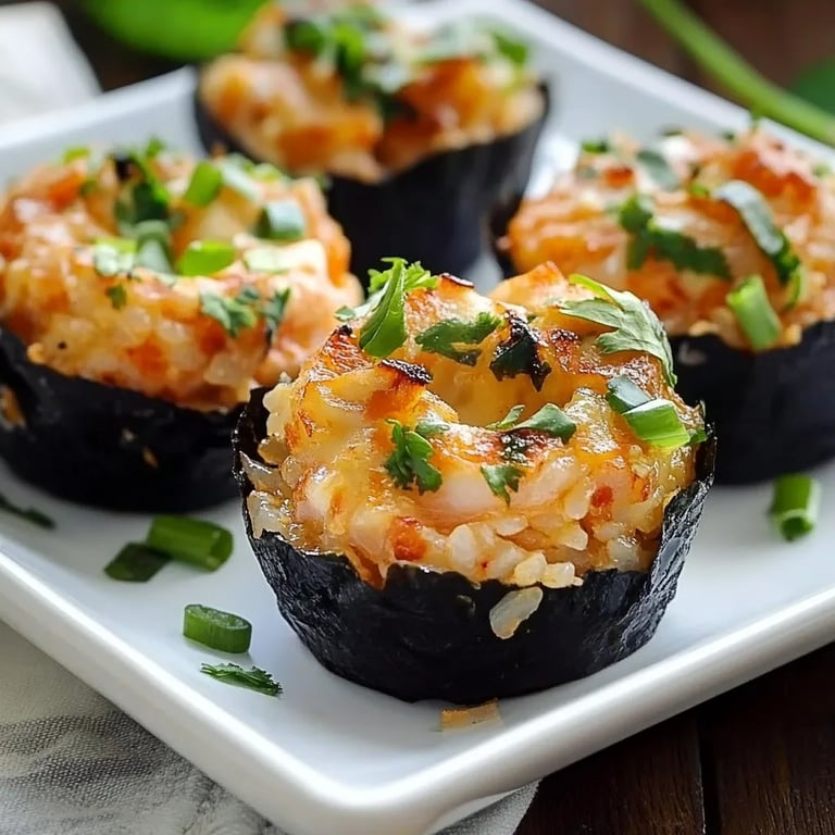 Spicy Salmon Rice Muffins
