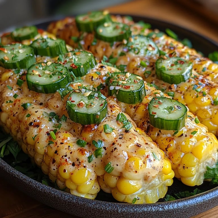 Ensalada de Pepino Cremosa con Elote Callejero: La Increíble Receta Secreta