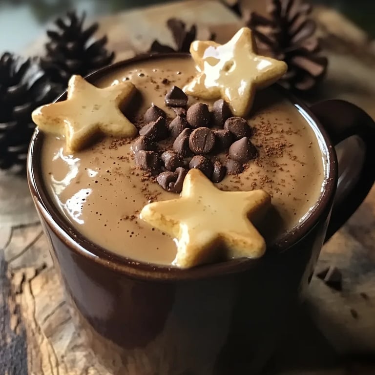 Weihnachtliche Mokkasterne