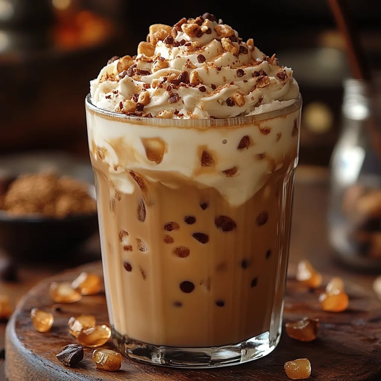 Café helado con mantequilla de maní y chocolate: Un Increíble Secreto para Refrescarte Este Verano