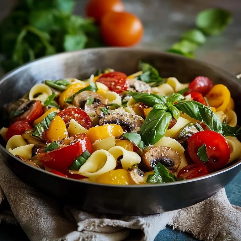 Gemüse-Spätzlepfanne