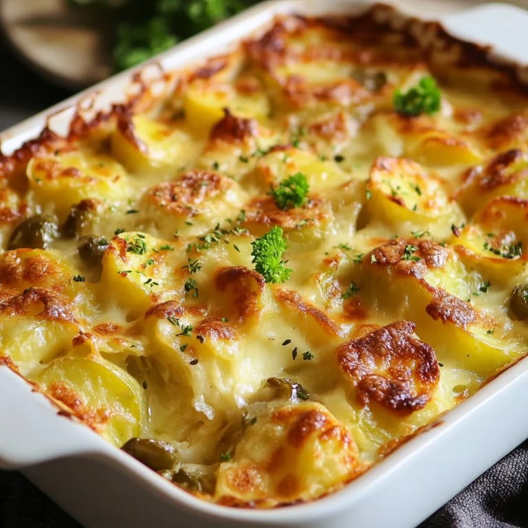 Rosenkohl-Kartoffel-Auflauf