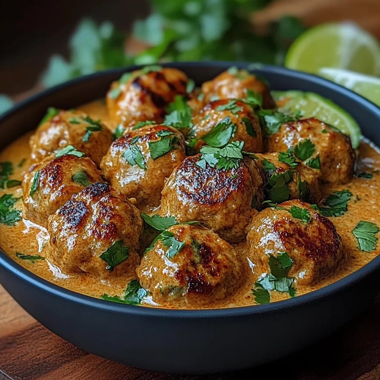 <p>Albóndigas Cremosas con Curry de Coco: Una Increíble Receta Última</p>