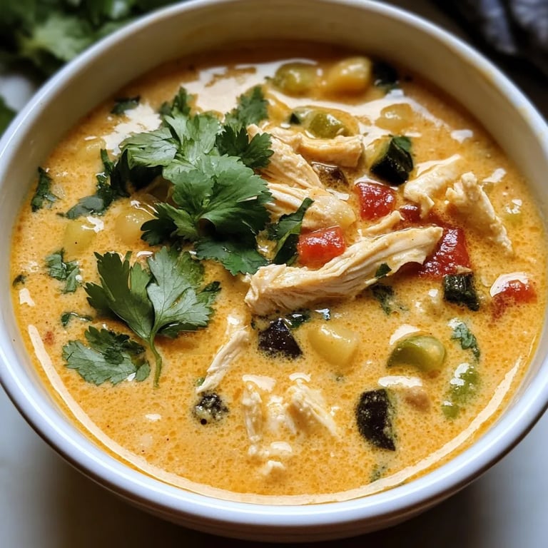 Creamy Chicken Enchilada Soup