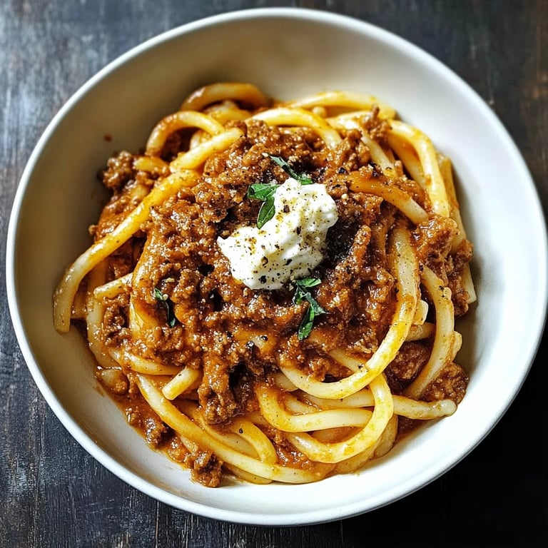 Pumpkin Beef Bolognese