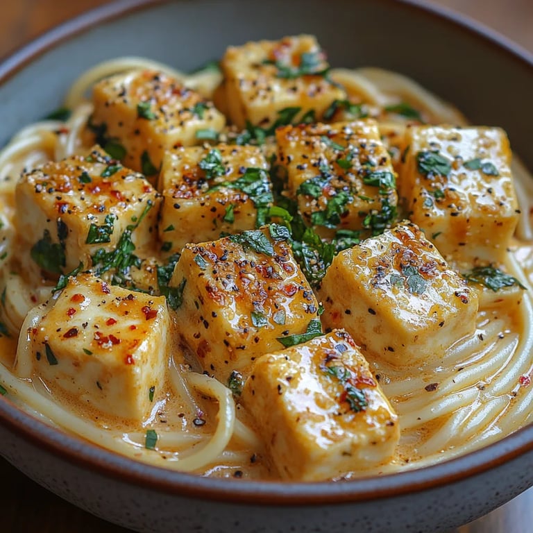 Pasta Cremosa de Tofu con Proteína: Una Increíble Receta Última