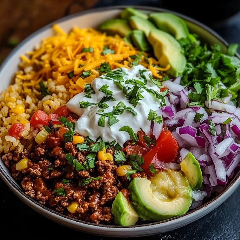 Easy Taco Rice Bowl: An Incredible 7-Ingredient Recipe