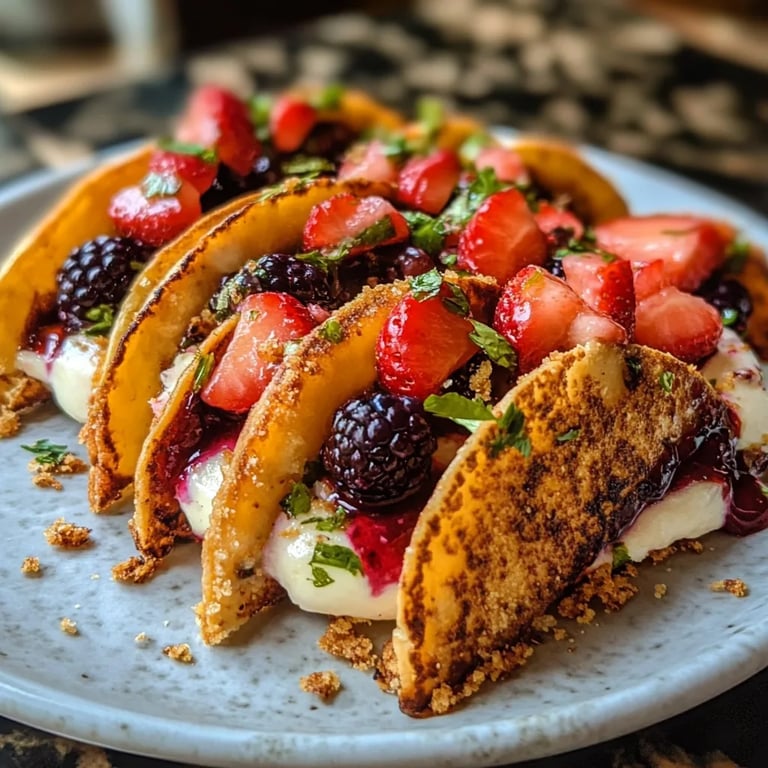 Berrylicious Cheesecake Tacos: An Incredible Ultimate Recipe
