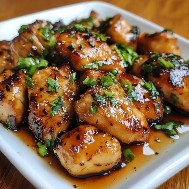 Honig Knoblauch Hähnchen Süß